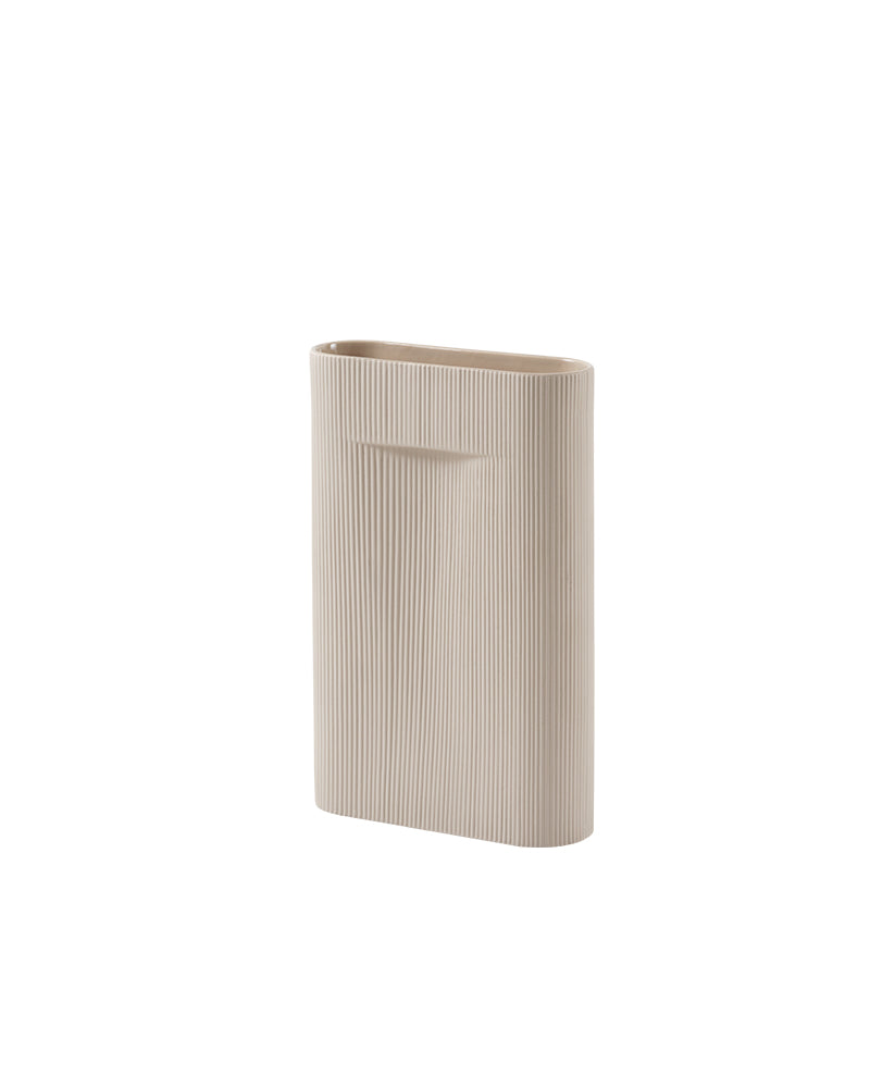 Ridge - Vaso per fiori beige 48,5cm