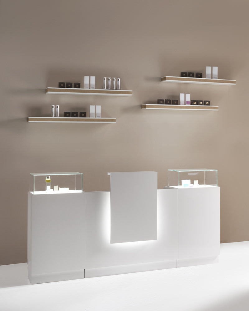 Light - Banco reception bianco