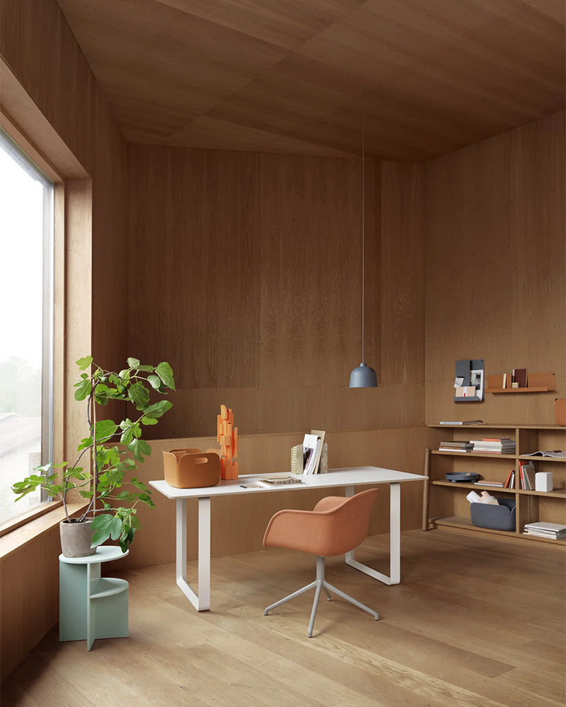 Grain - Lampada a sospensione blu grigio