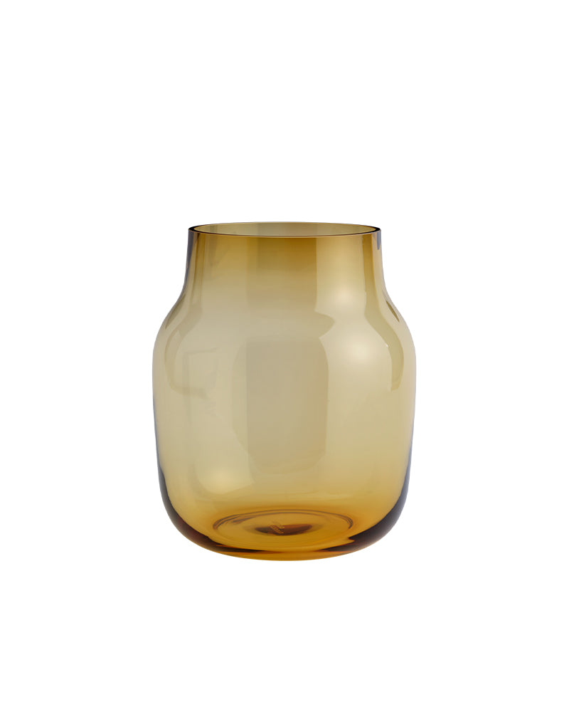 Silent - Vaso per fiori - Arancione - Grande