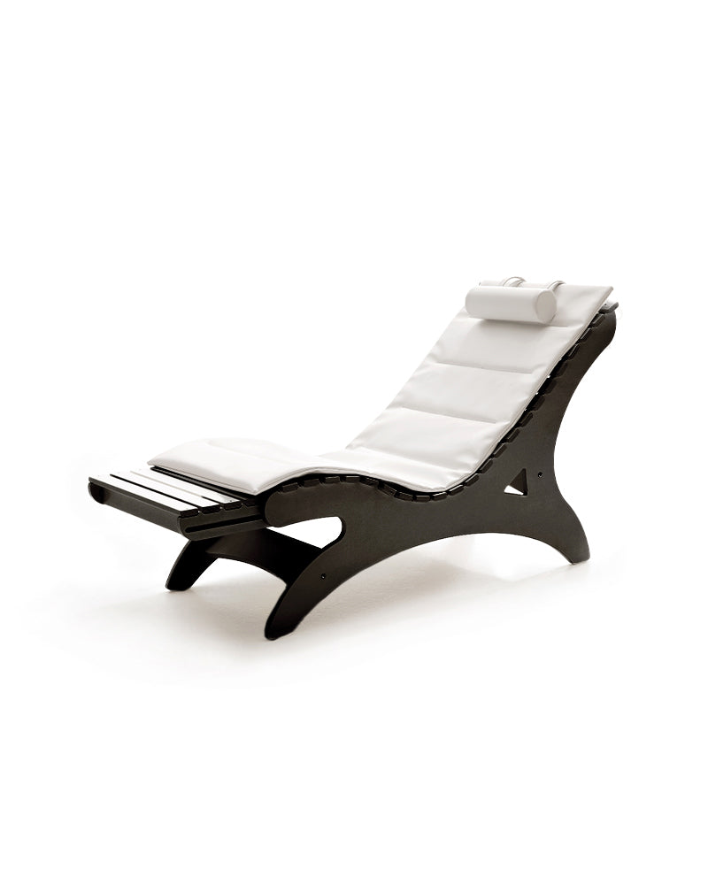 Sayuri - Poltrona Wellness nera - Legno wengé