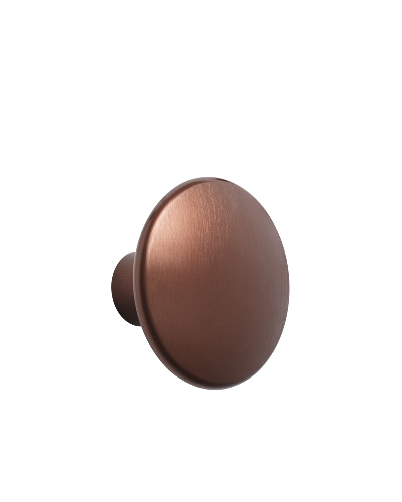 Dots - Gancio in metallo umber - ø5