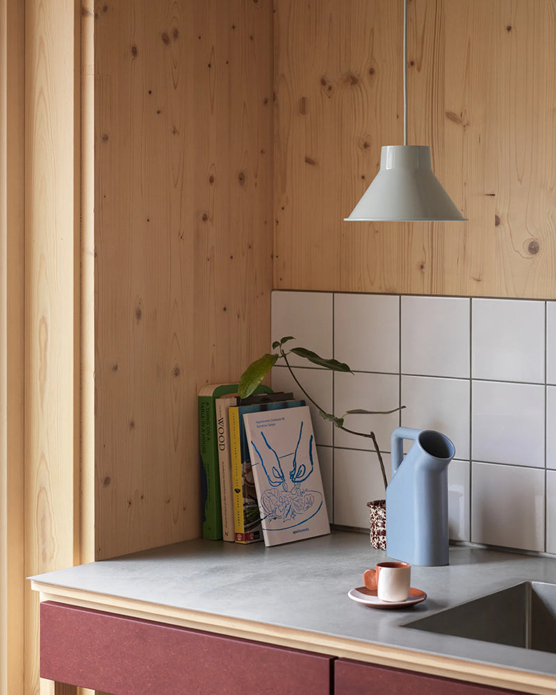 Tub Jug - Caraffa azzurro chiaro