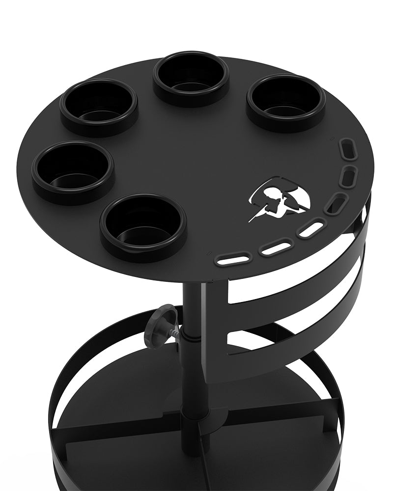 Hairbutler - Carrello per colorazione nero