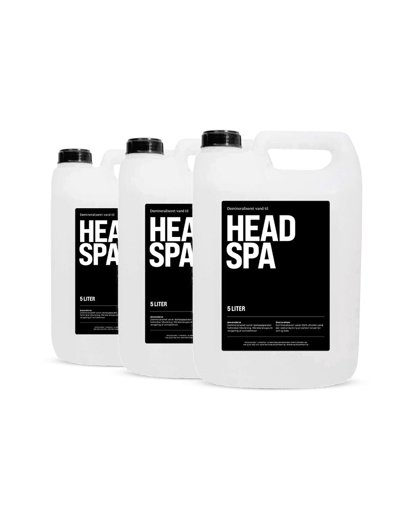 Acqua demineralizzata - per Head Spa e vaporizzatori per capelli 15L