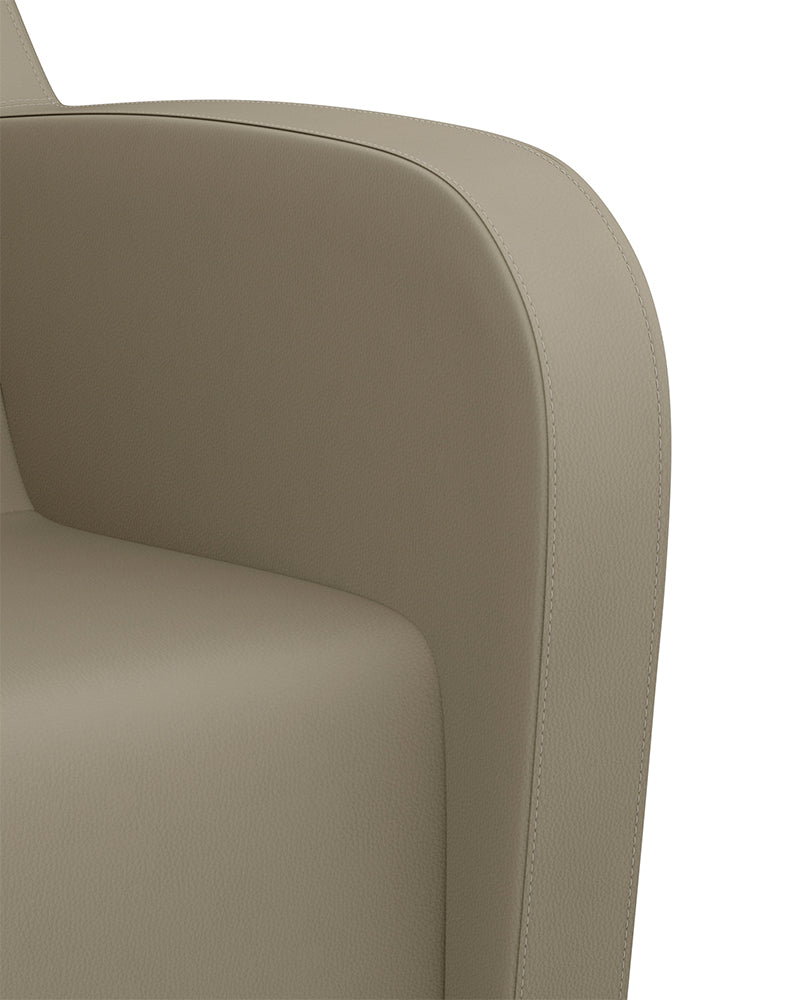 Fredda II - Lavatesta con massaggio beige con bacino nero