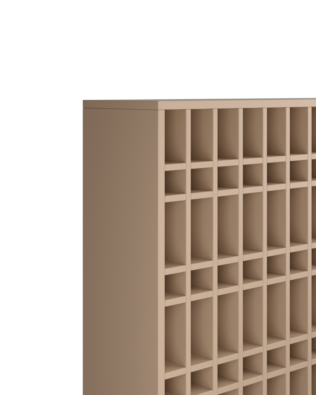 Colorbar scaffale tubi - Scaffale per tubi colore da parete - Beige Cappuccino