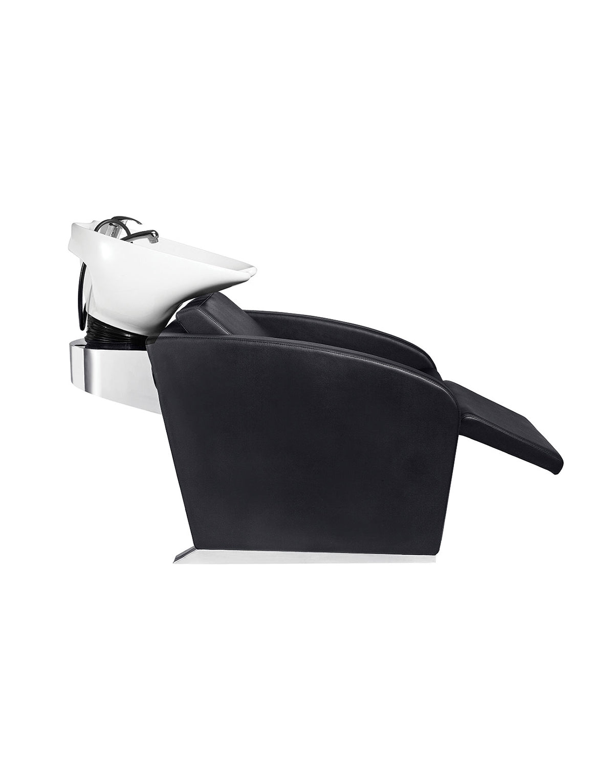 Ralph - Poltrona lavatesta nera con bacino bianco