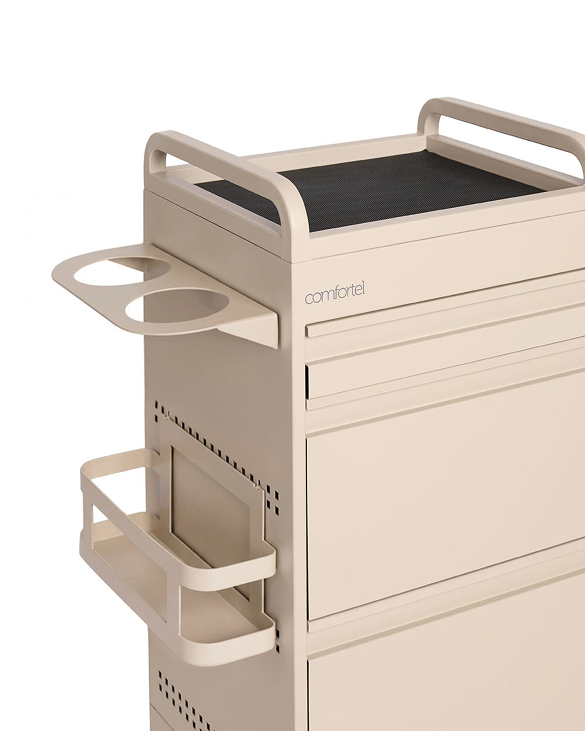 Supporto per phon beige - Adatto ai carrelli da parrucchiere Studio