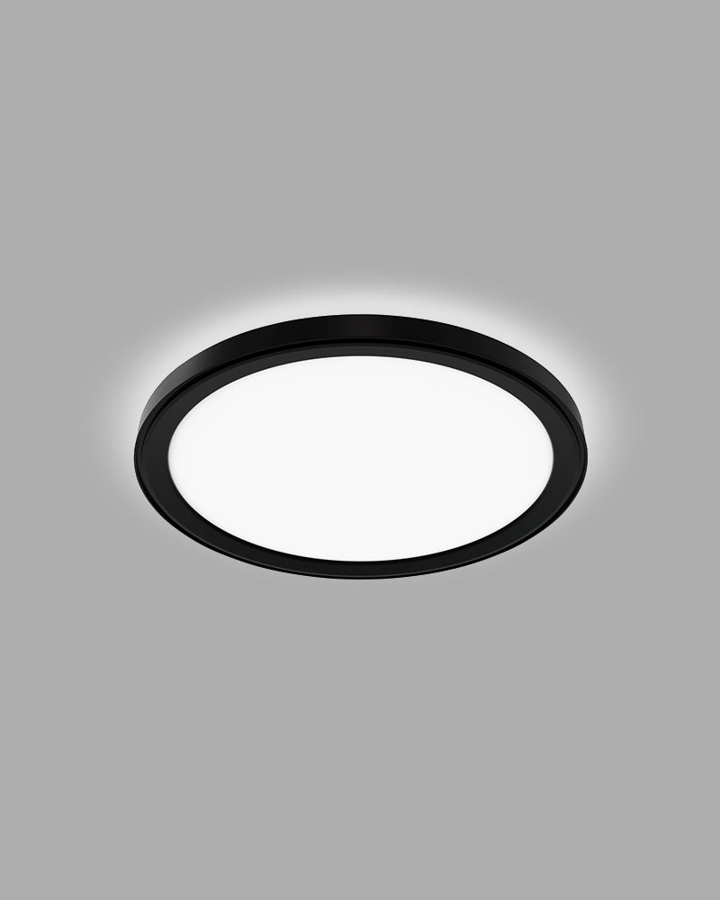 Sun LED - Illuminazione per parrucchieri rotonda nera - ø55cm