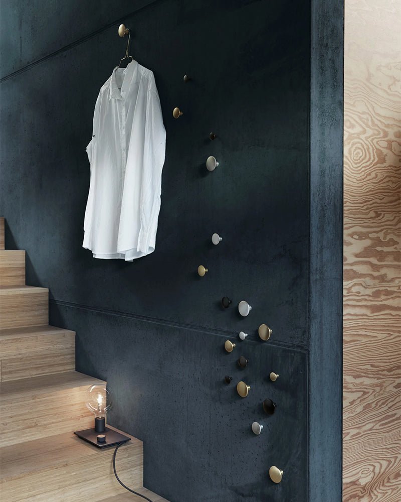 Dots - Appendiabiti in ottone - 5 pz.