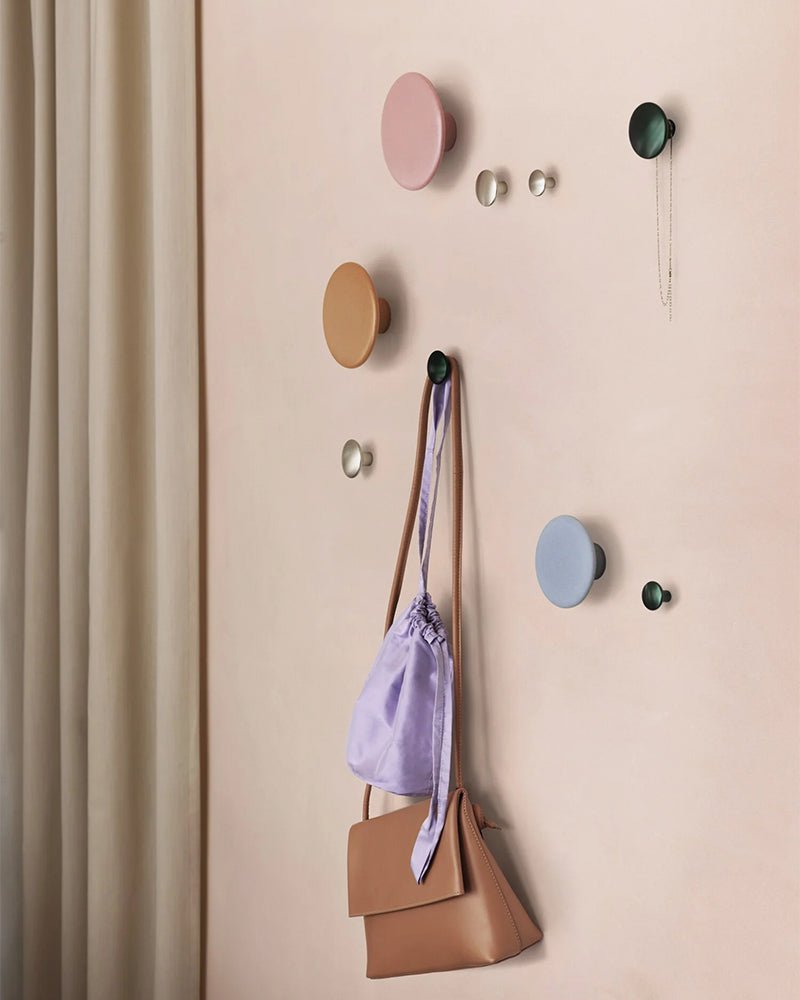 Dots - Appendiabiti in rovere arancione - ø17