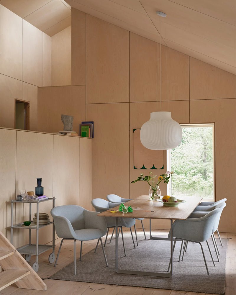 Flow grande - Carrello da parrucchiere grigio chiaro - Metallo perforato